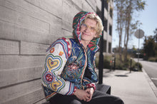 Load image into Gallery viewer, Mosaic-Inspired Unisex Down Jacket: A Fashion Classic